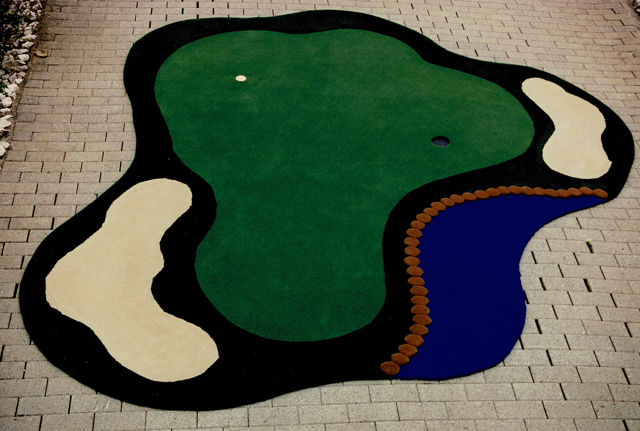 Teppich Golfplatz